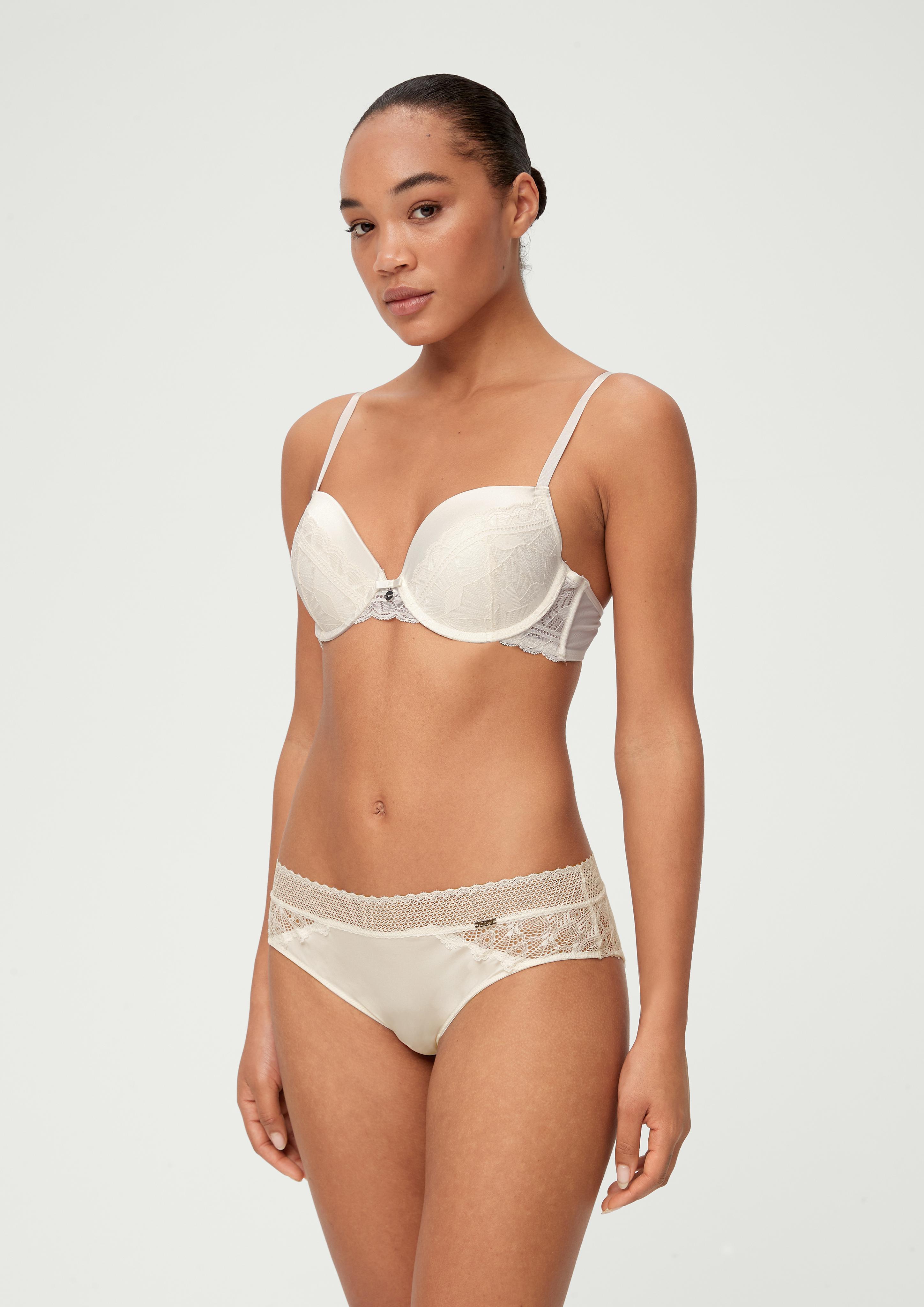 Slip mit Materialmix  6006257-0900