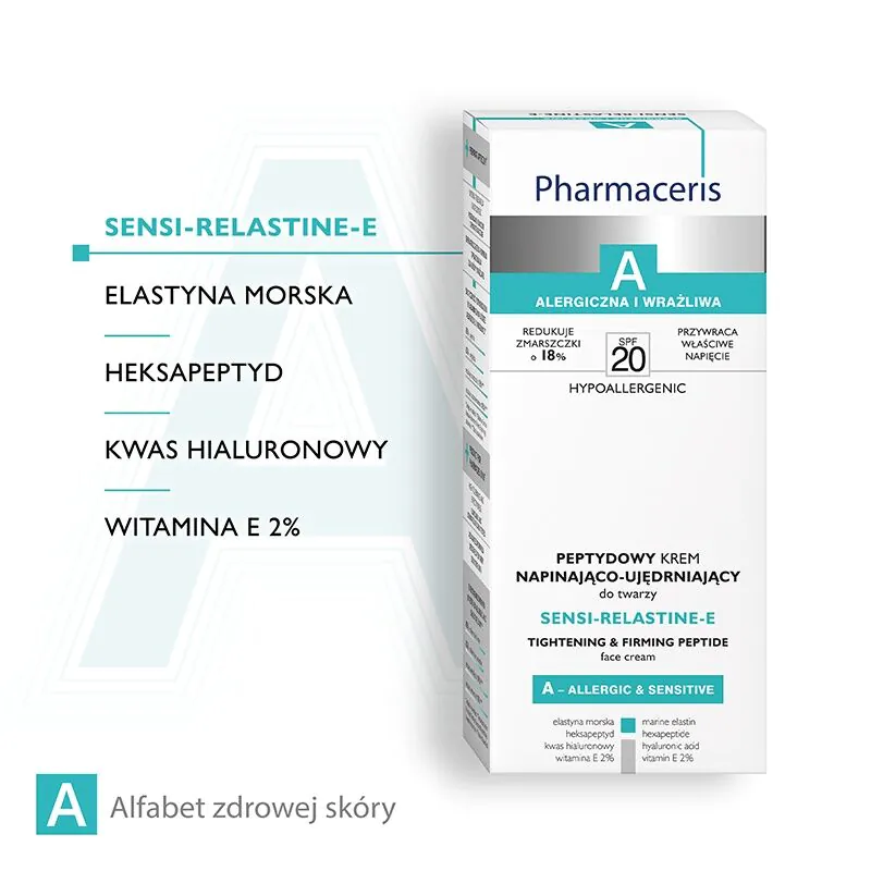 Pharmaceris A Sensi-Relastine-E peptidna krema za zatezanje i učvršćivanje kože SPF 20