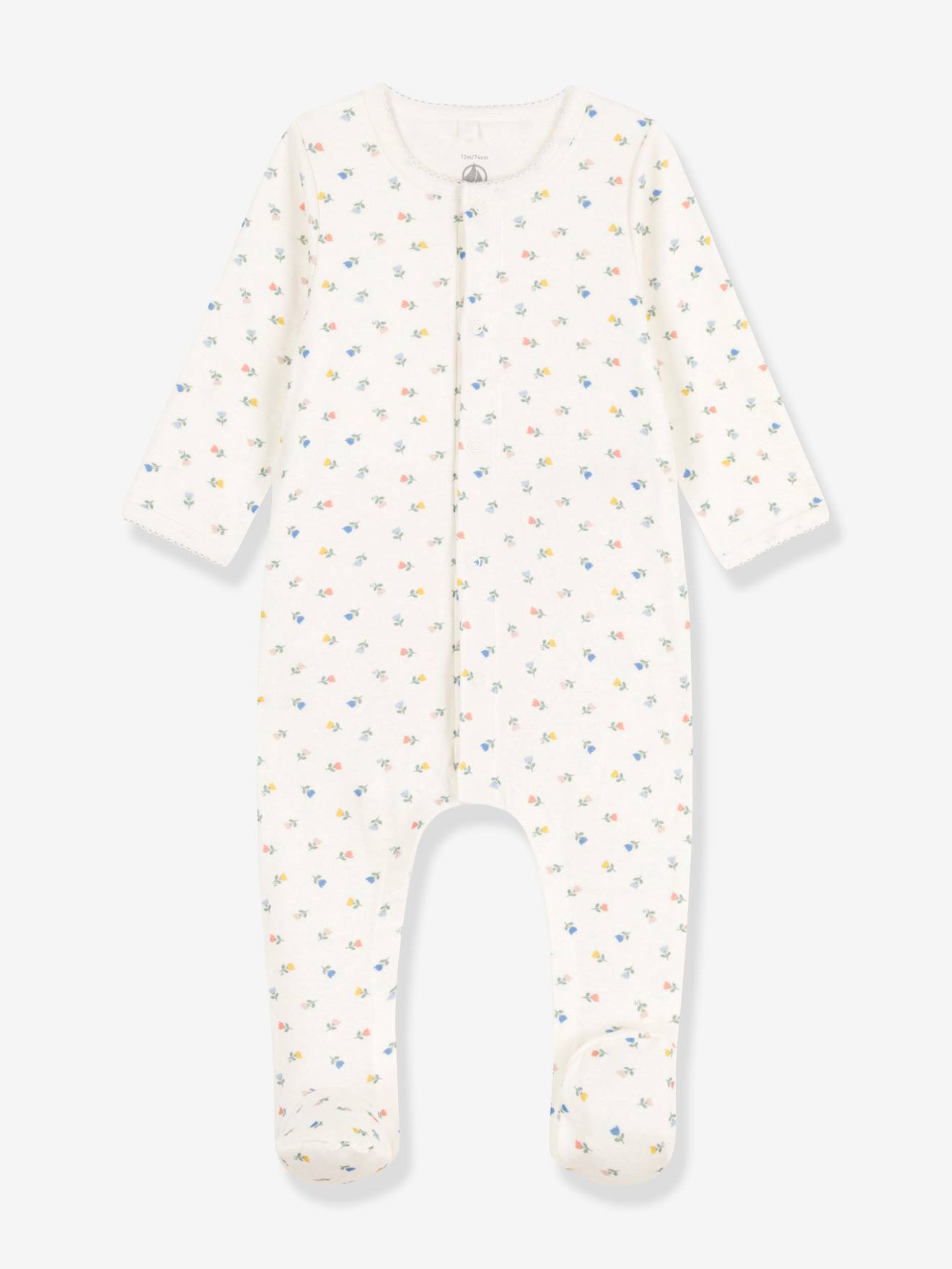 Petit Bateau 2-in-1-Strampler PETIT BATEAU, Bio-Baumwolle - weiß