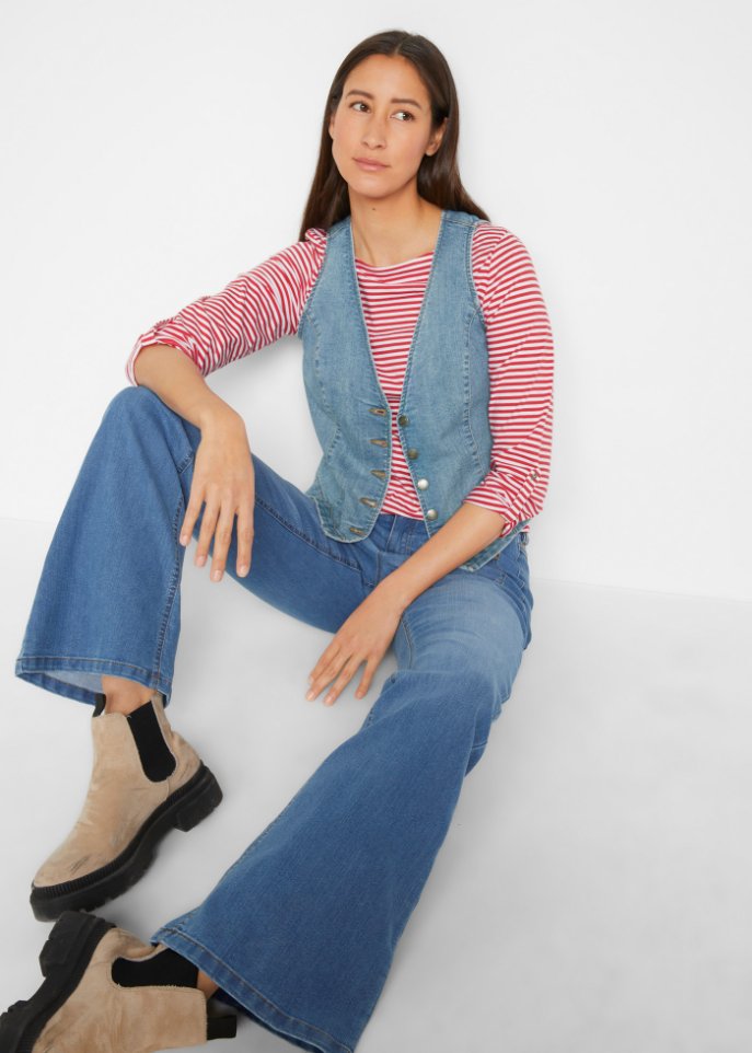 Stretch-Jeansweste