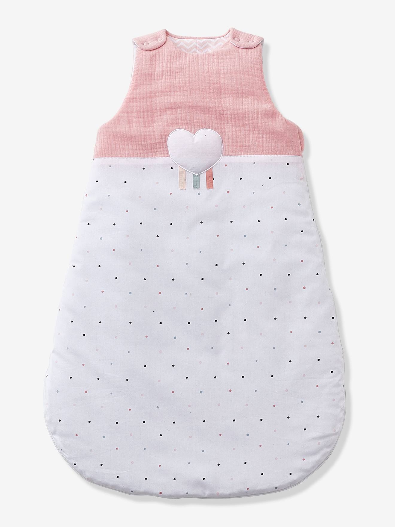 Gigoteuse sans manches LOVE LANGE rose / multicolore