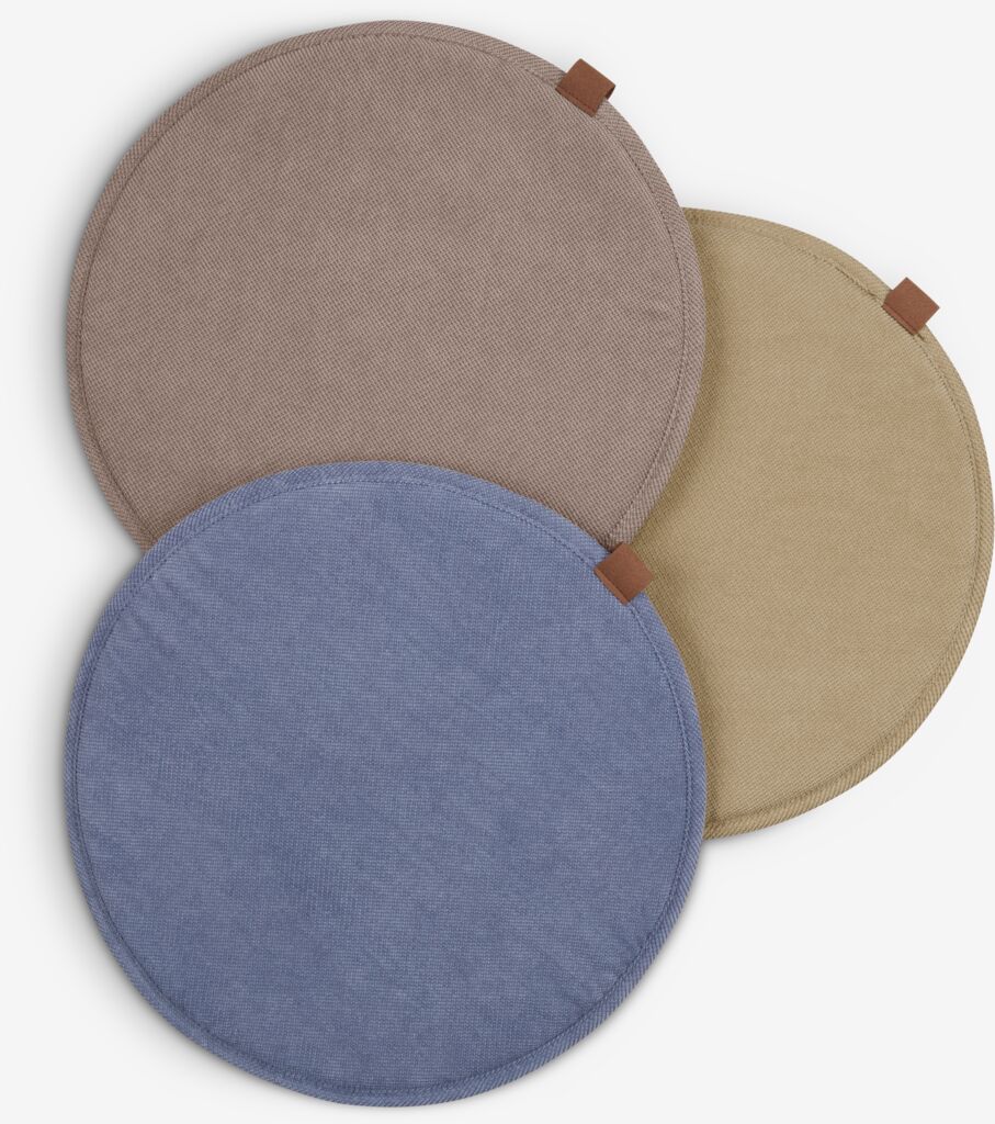 Coussin de chaise POCKET POCKET Ø35xH2 ass.