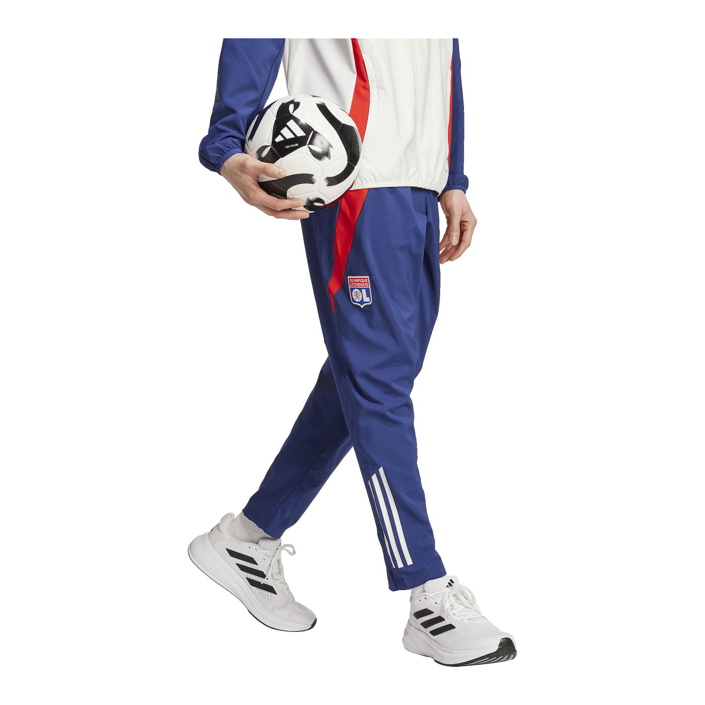 adidas Olympique Lyon Prematch Hose 2024/2025 Blau