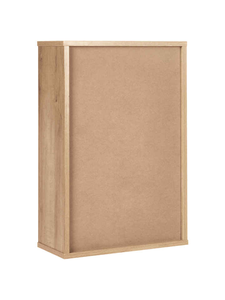 Beliani Badezimmerschrank ROSELL in Heller Holzfarbton - (W) 40 x (H) 60 x (L) 19 cm günstig kaufen onesize
