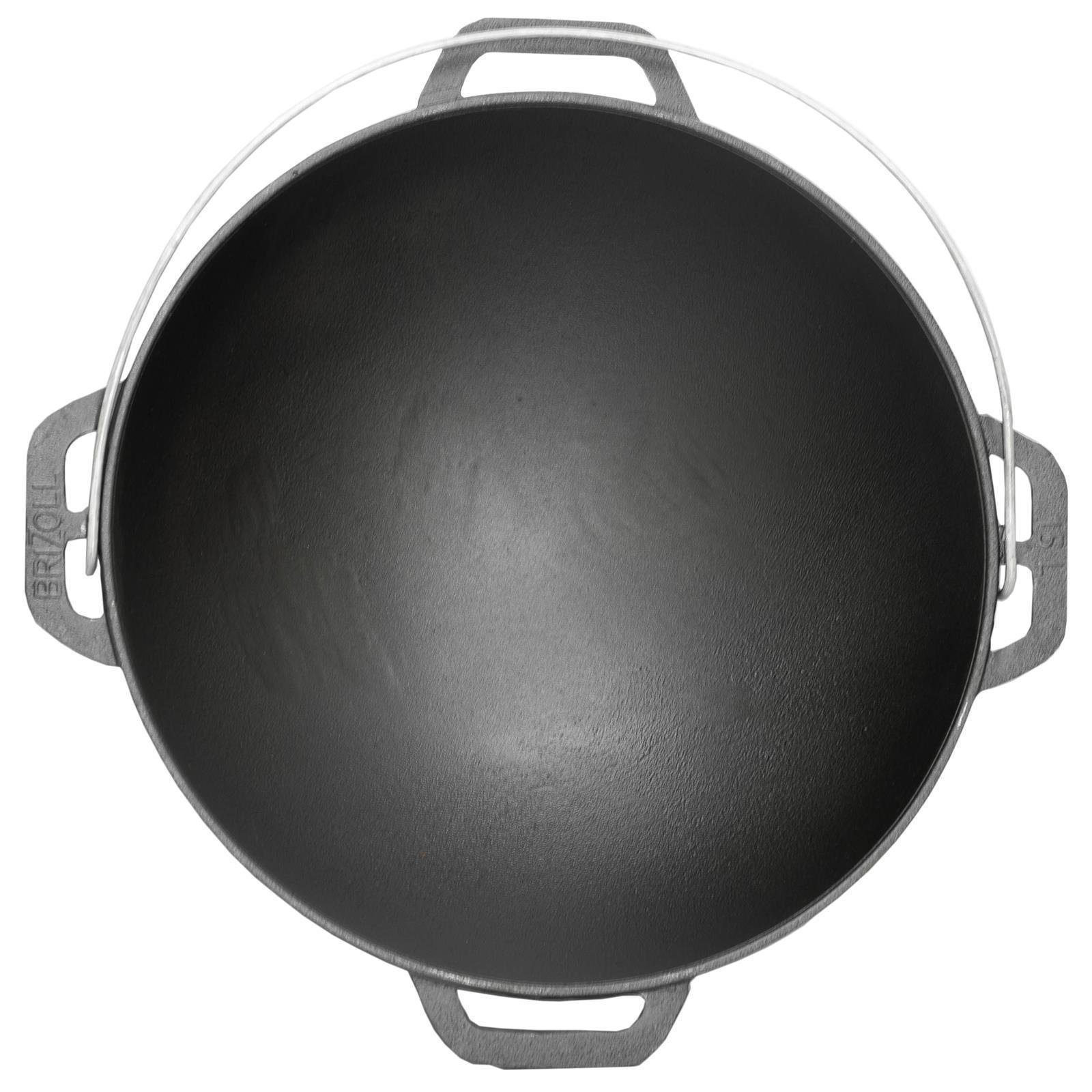 4BIG.fun Feuerstelle Ø35 Utschak 8L Kazan Schaumkelle Grillfächer, (Feuerofen mit Gulaschkessel)