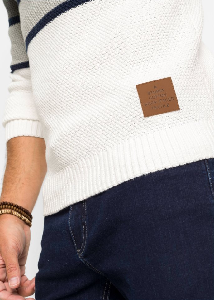 Pullover mit Schlauchkragen