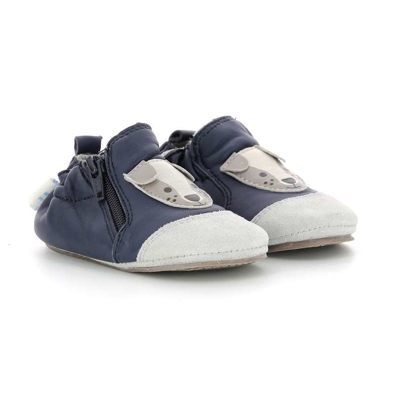 Chaussons cuir Chou Dog
