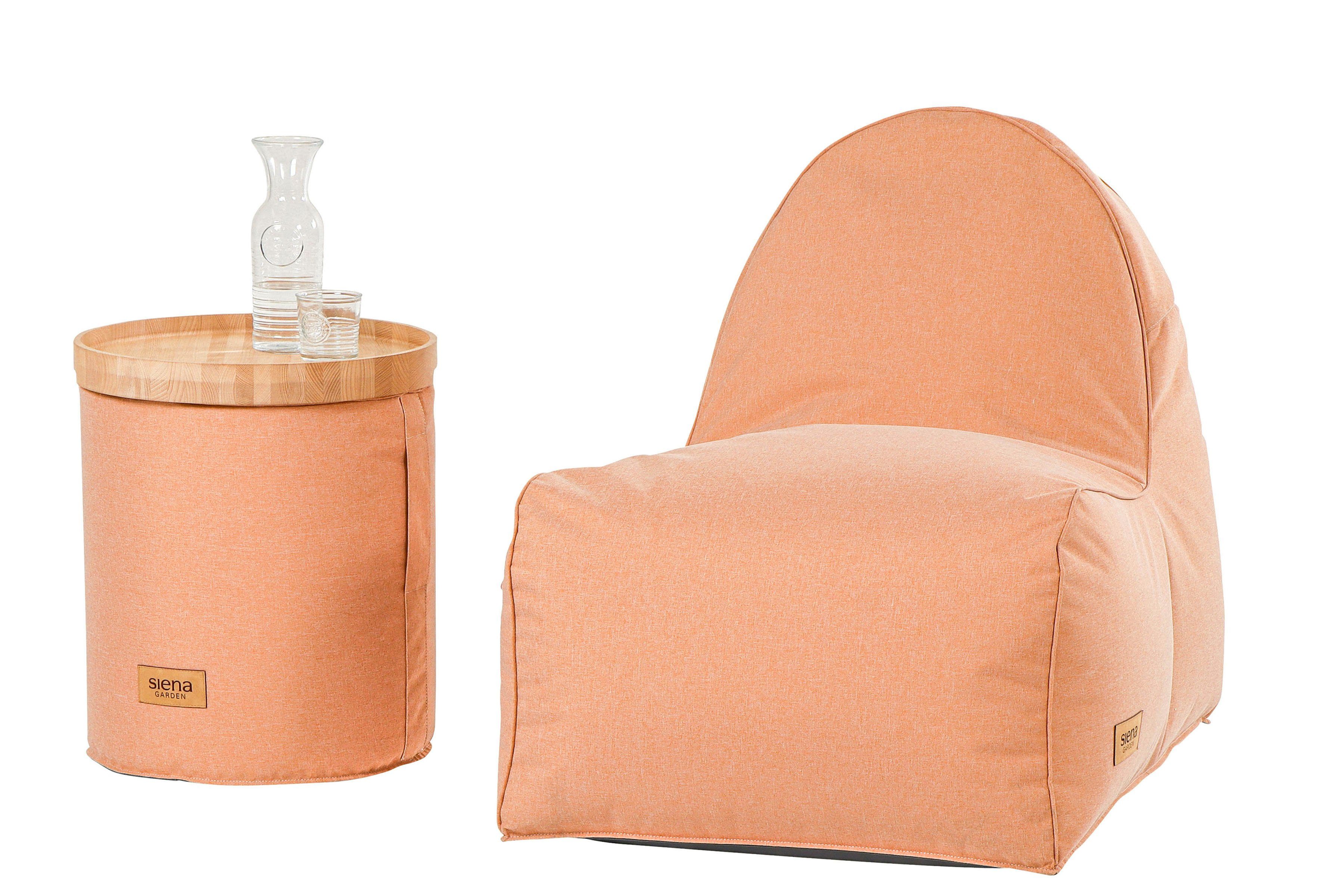 Siena Garden Sitzsack FLOW.U Round Ø45cmxH50cm, Ø/H: 45/50 cm