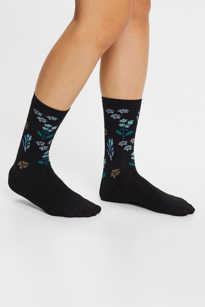 2er-Set gemusterte Socken