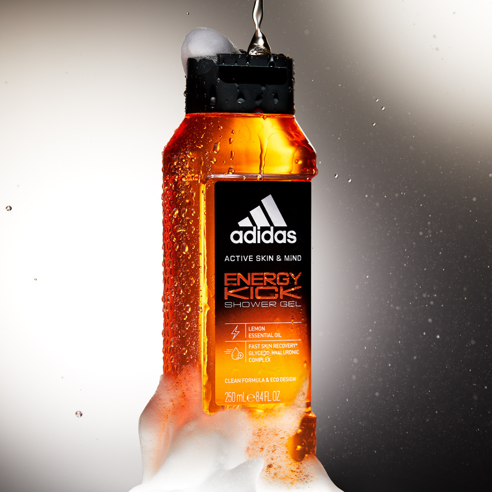 adidas Active Skin & Mind - Gel Douche Energy Kick Homme 250 ML Gel Douche