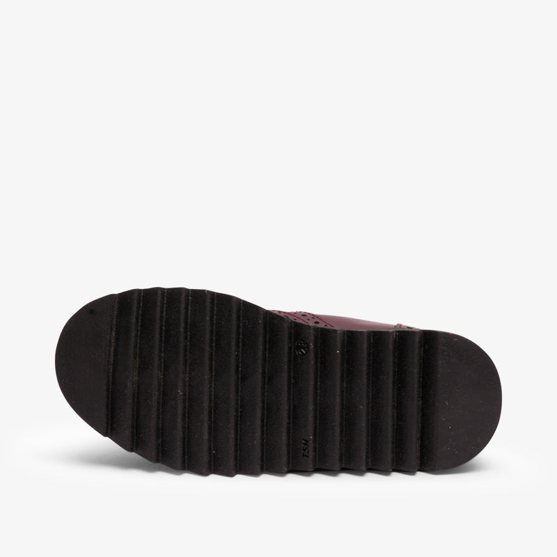 doris tex bordeaux polido - Rot