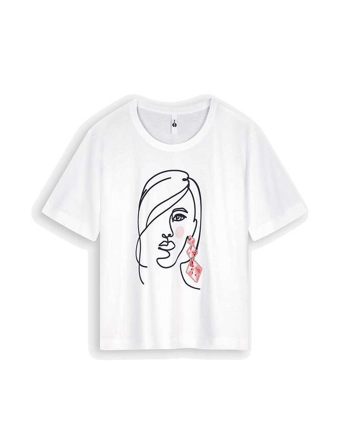 T-Shirt - Stickereien