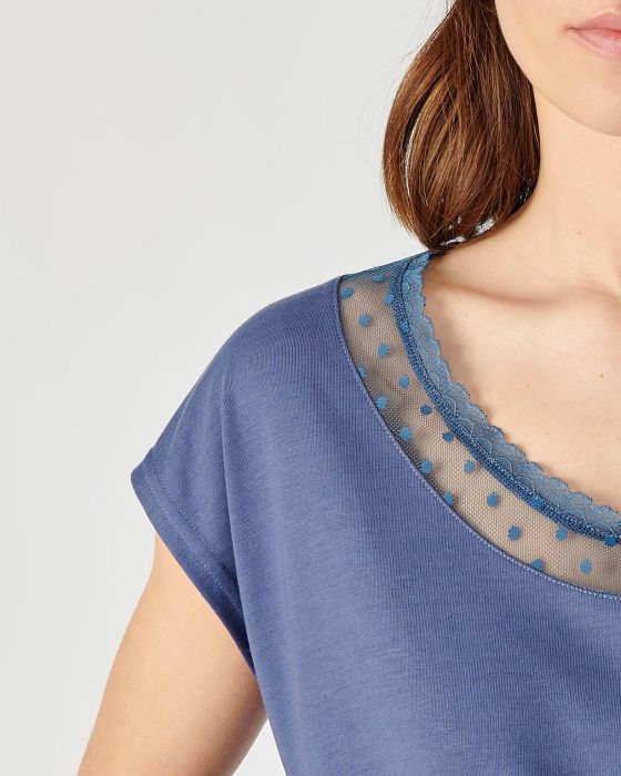 T-shirt Thermol'love tulle plumetis