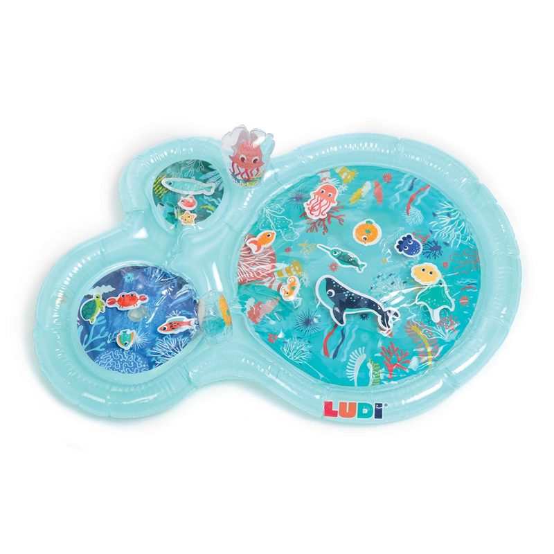 Maxi tapis d'eau bleu vert LUDI