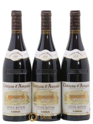 Côte-Rôtie Château d'Ampuis Guigal  2008 - Lot de 3 Bouteilles