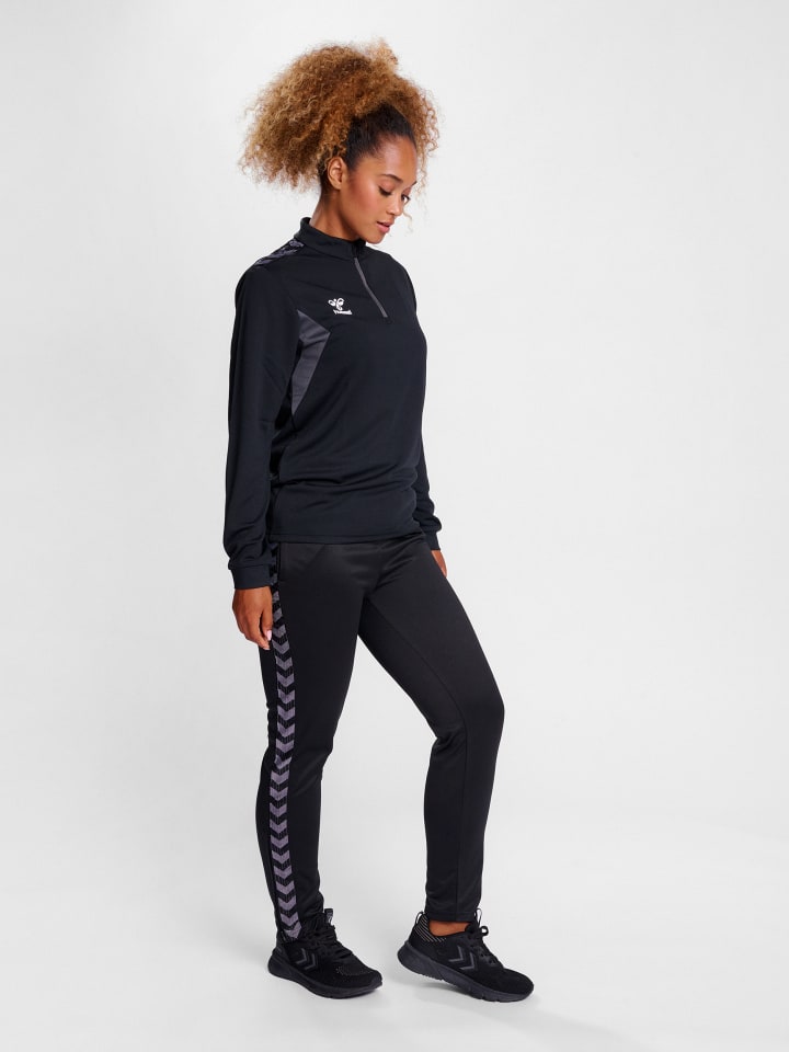 Hummel Hummel Halbreißverschluss Sweatshirt Hmlauthentic Damen in BLACK günstig kaufen