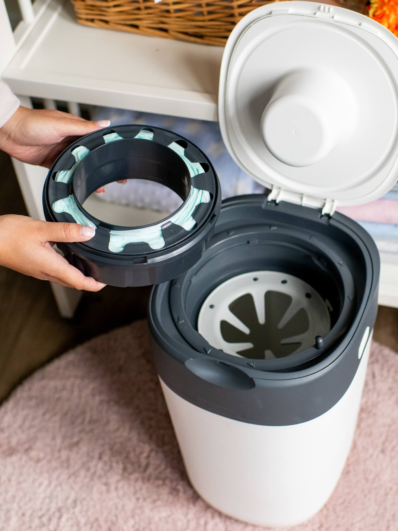 Tommee tippee 12 Nachfüllkassetten TWIST & CLICK Tommee tippee SANGENIC Tec - grau