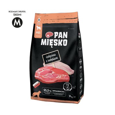 Pan Mięsko Medium Kalb mit Truthahn