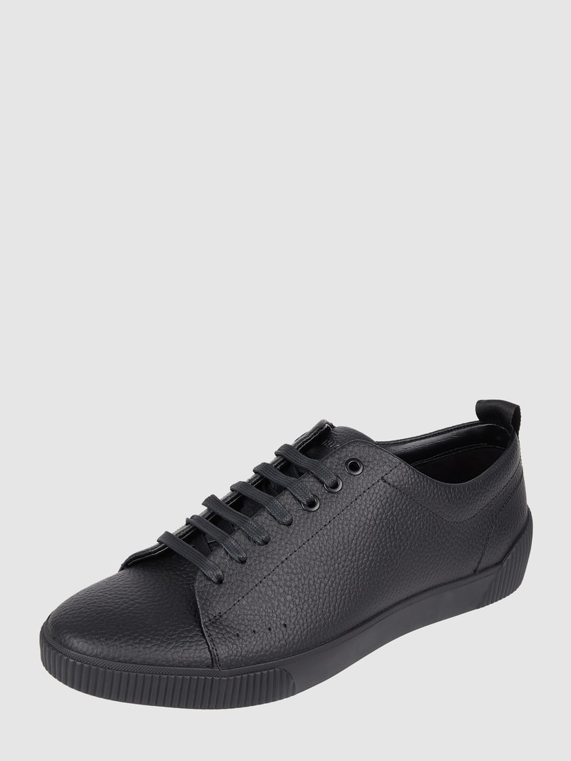 Sneaker mit Label-Details Modell 'Zero Tenn' in schwarz