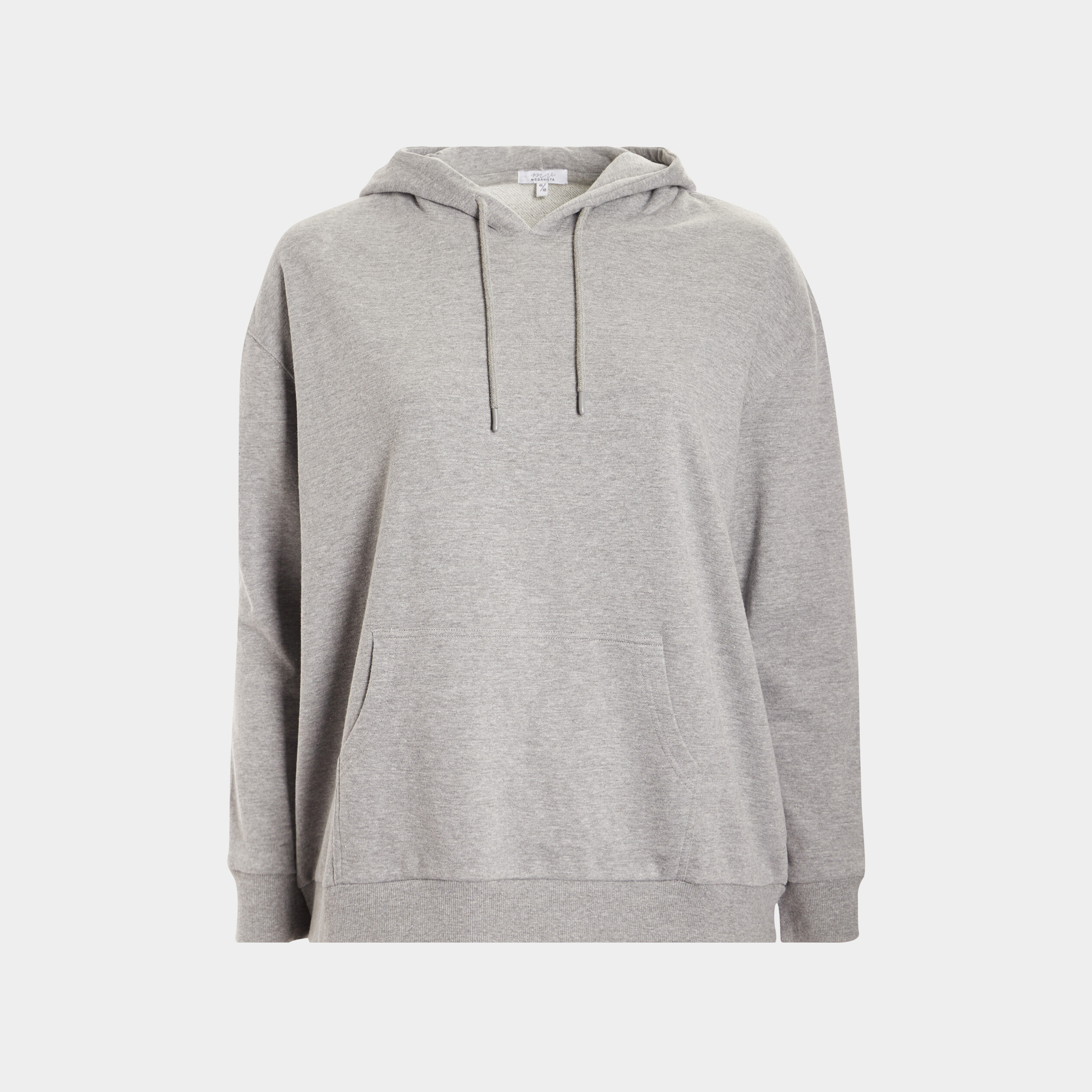 Sweat à capuche hoodie gris foncé femme grande taille | La Halle