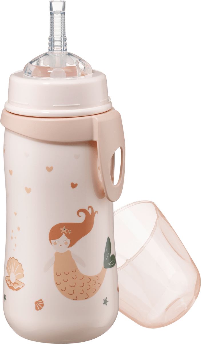 Trinkhalmflasche beige, 330 ml, 1 St