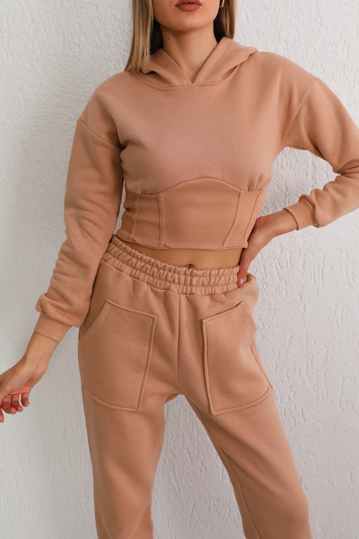 BİKELİFE  Zweiteiler - Beige - Regular Fit