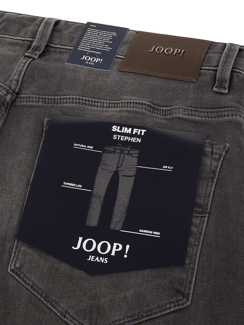 Slim Fit Jeans mit Stretch-Anteil Modell 'Stephen' in mittelgrau