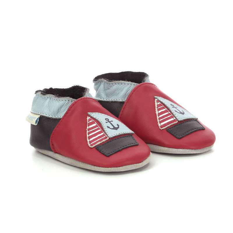 Chaussons cuir French Boat