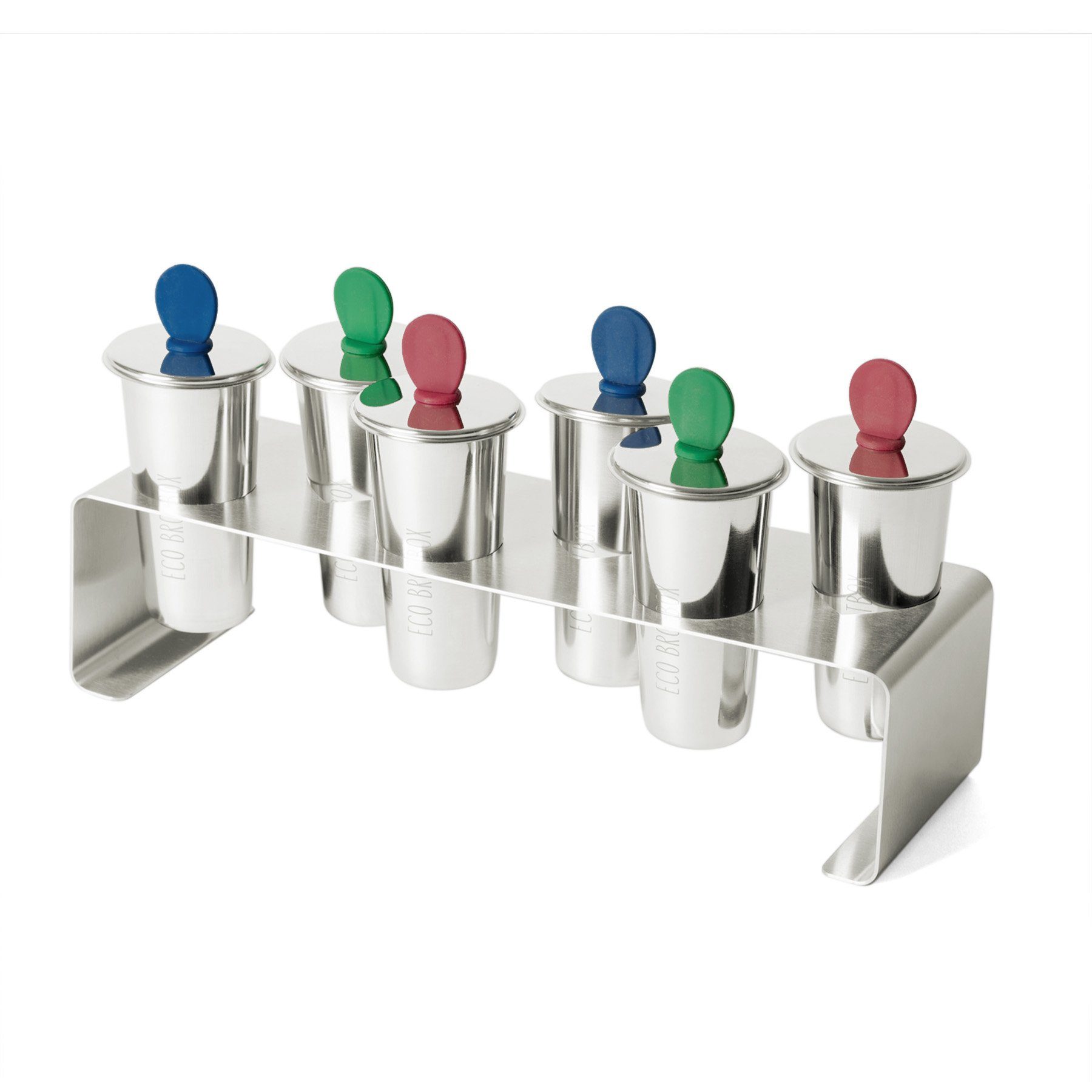 ECO Brotbox Eiswürfelmaschine ECO Ice Pops 6C Eisformen