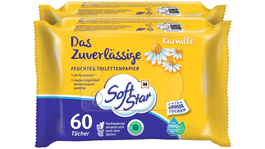SoftStar feuchtes Toilettenpapier Kamille