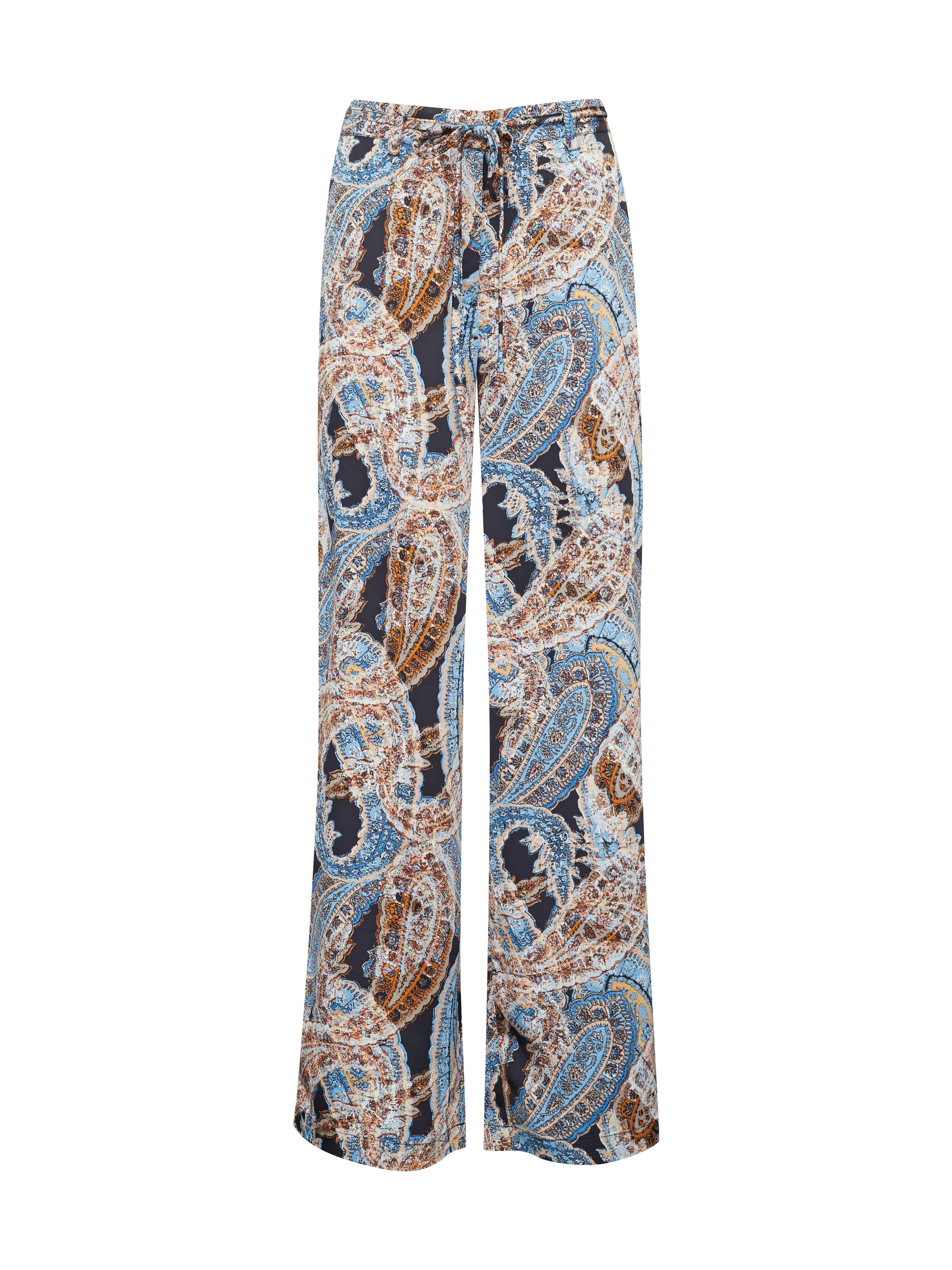 Blaue gemusterte Damenhose ORSAY
