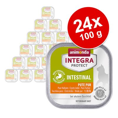 Sparpaket Animonda Integra Protect Adult Intestinal 24 x 100 g Schale