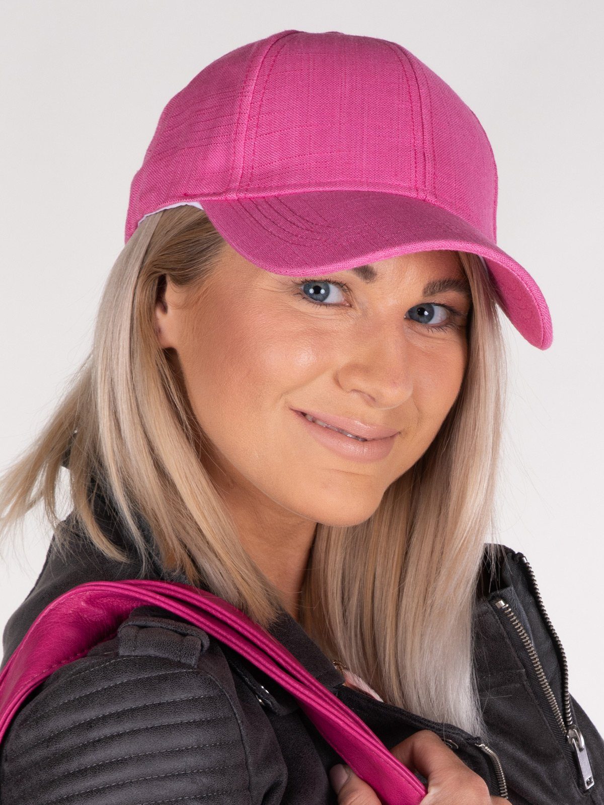 styleBREAKER Baseball Cap (1-St) Leinen Baseball Cap