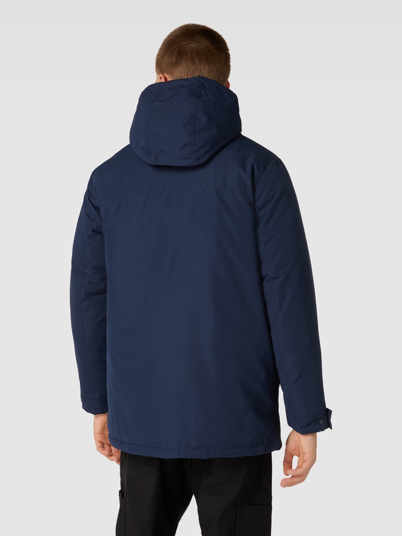 Parka mit Kapuze Modell 'CHAMP' in dunkelblau