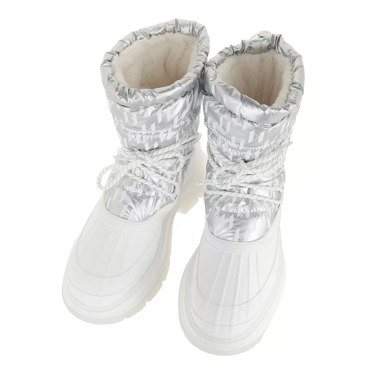 LAGERFELD Stiefeletten silber Winterstiefel