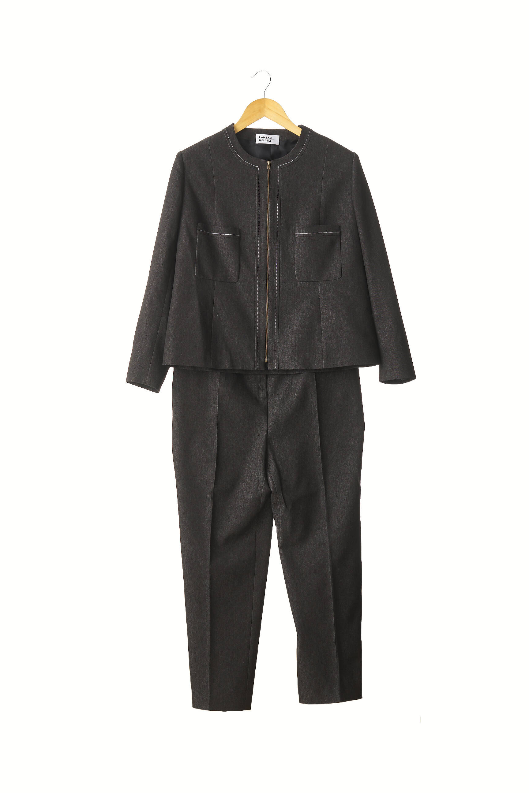 Lansac Neuilly Ensembles Pantalon Femme couleur noir