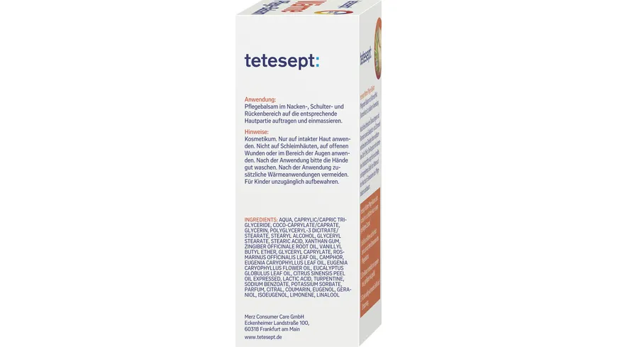 tetesept Wärme Pflege-Balsam 100 ml