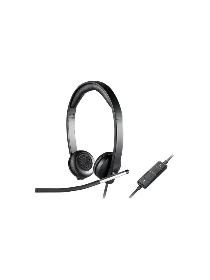 Logitech Kabelgebundenes PC Headset - USB Headset mit Bedienelement in Schwarz günstig kaufen onesize