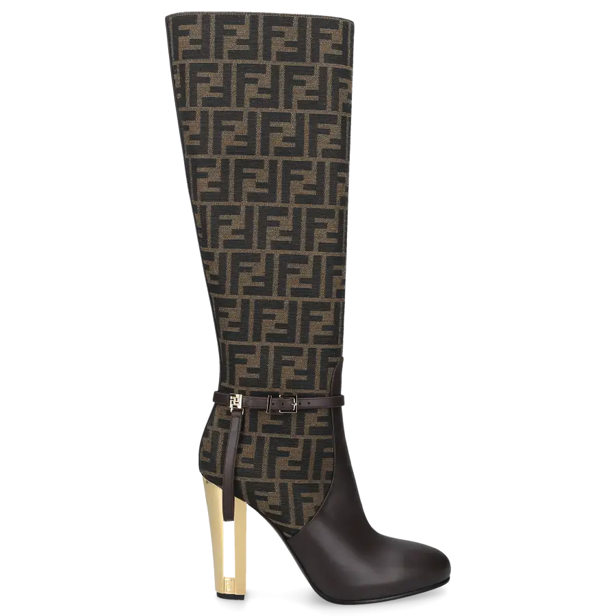 FENDI - Stiefel 8W8440 Textil - braun