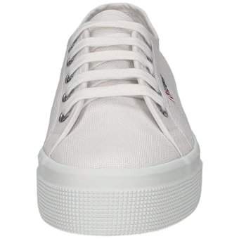 Superga Mid Platform Sneaker in weiß