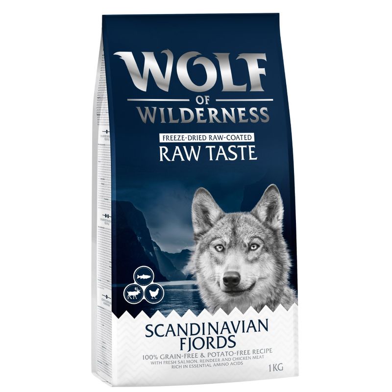Wolf of Wilderness Scandinavian Fjords Rentier, Huhn & Lachs