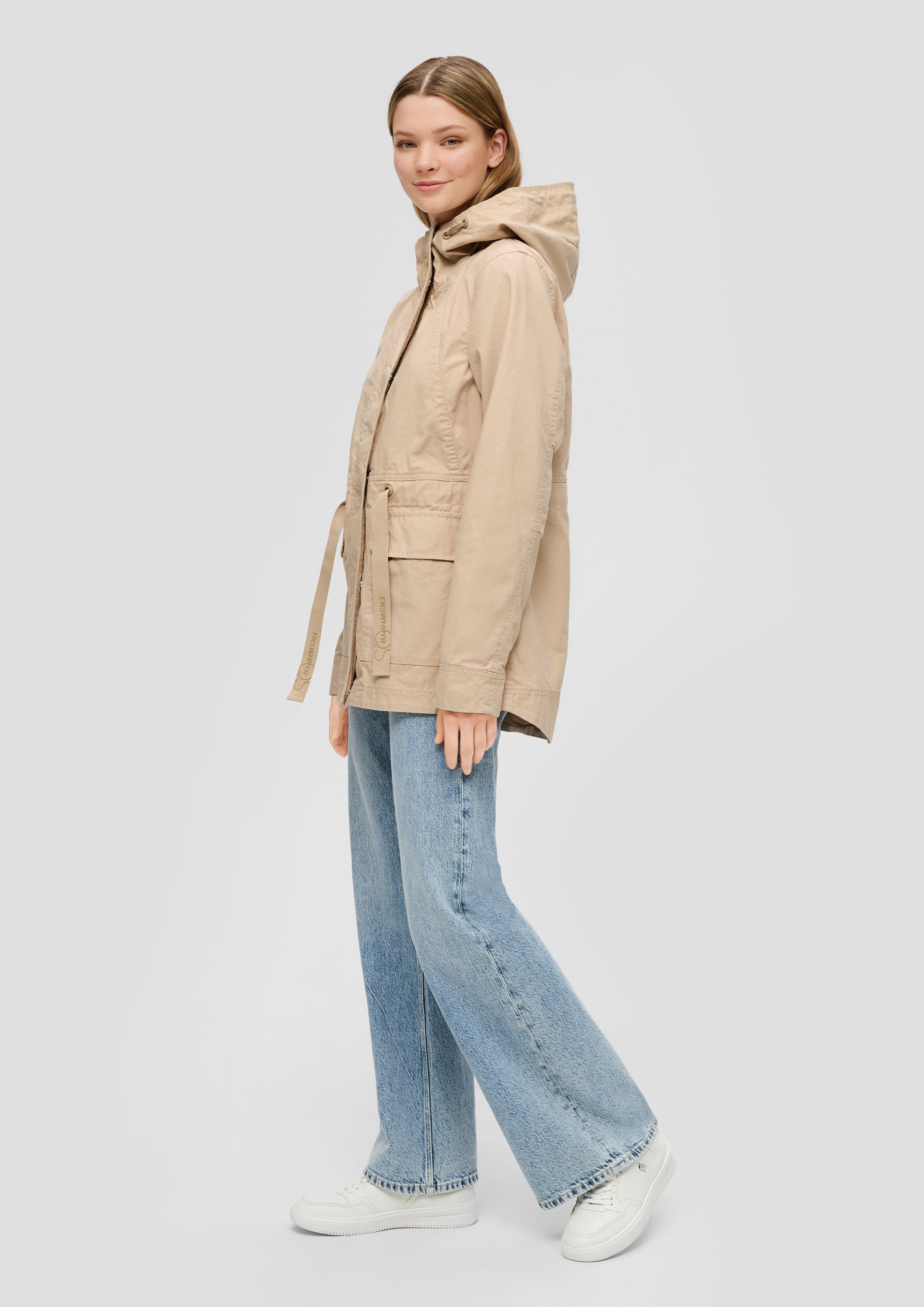 Kapuzenjacke mit Durchzugskordel  2140315-8170