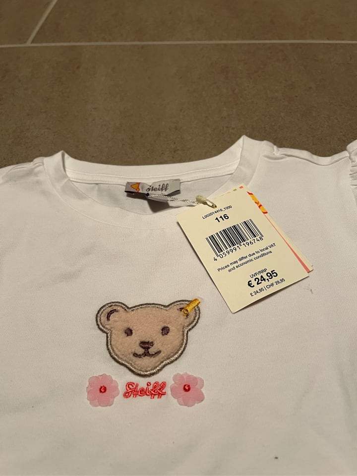 Steiff Shirt in Weiß günstig kaufen 116