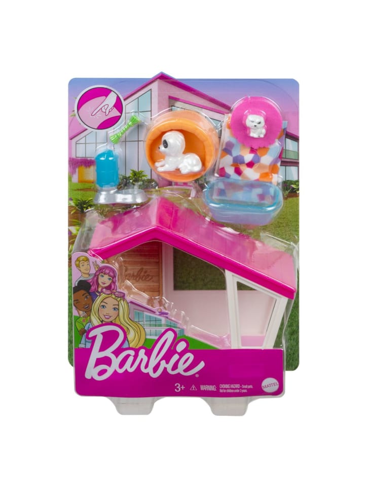 Barbie Barbie Hunde-Spiel-Set | Mattel | Möbel Spiel-Set Einrichtung Haus günstig kaufen onesize