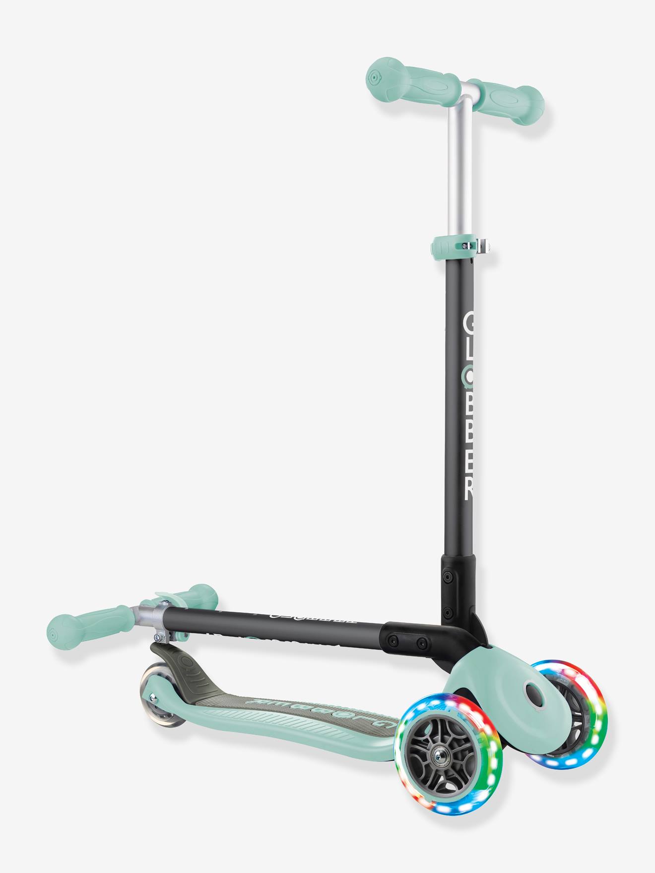 Globber Kinder Trettroller 3-rädrig Primo Foldable Lights GLOBBER - mint