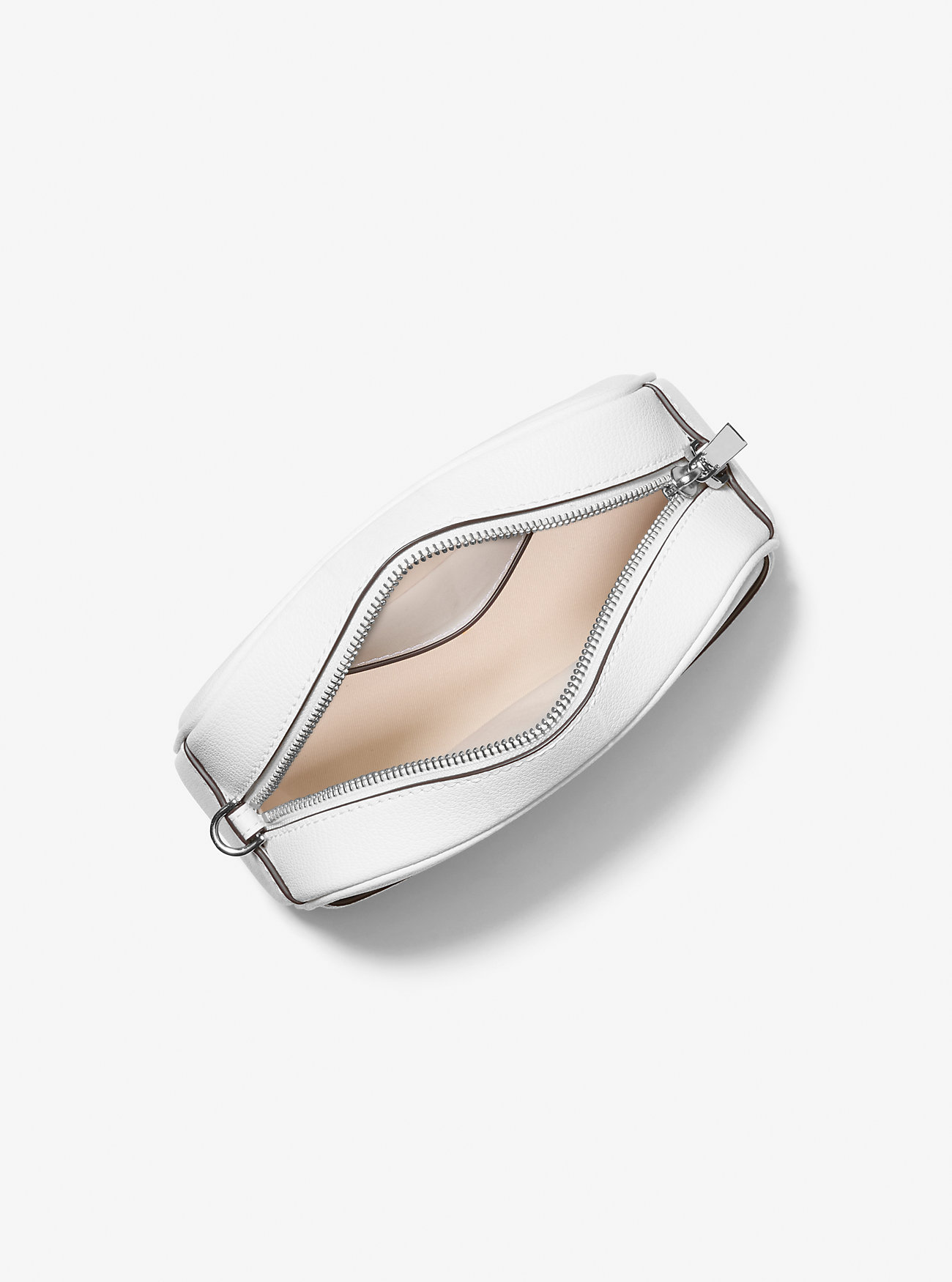 Jet Set Liten Skinnveske – OPTIC WHITE