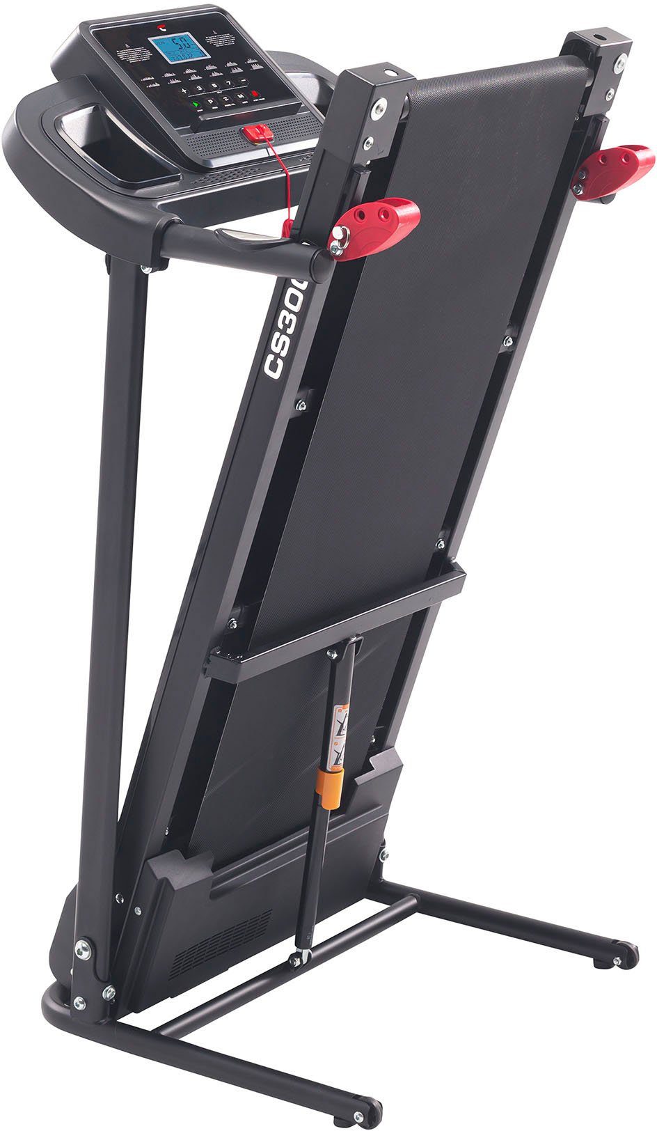 Christopeit Sport® Laufband CS 3000, mit integrierten Handpulssensoren und Soft-Drop-Klappsystem