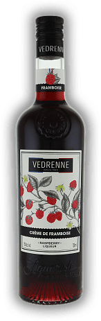 Vedrenne Creme de Framboise Vedrenne Creme de Framboise Ein wahrhaft königlicher Himbeerlikör. 0,7	 Liter - Vol 15%