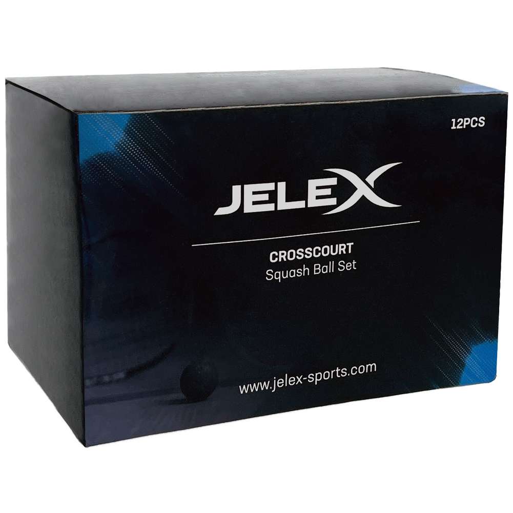 JELEX Crosscourt Squash Bälle 12er-Set