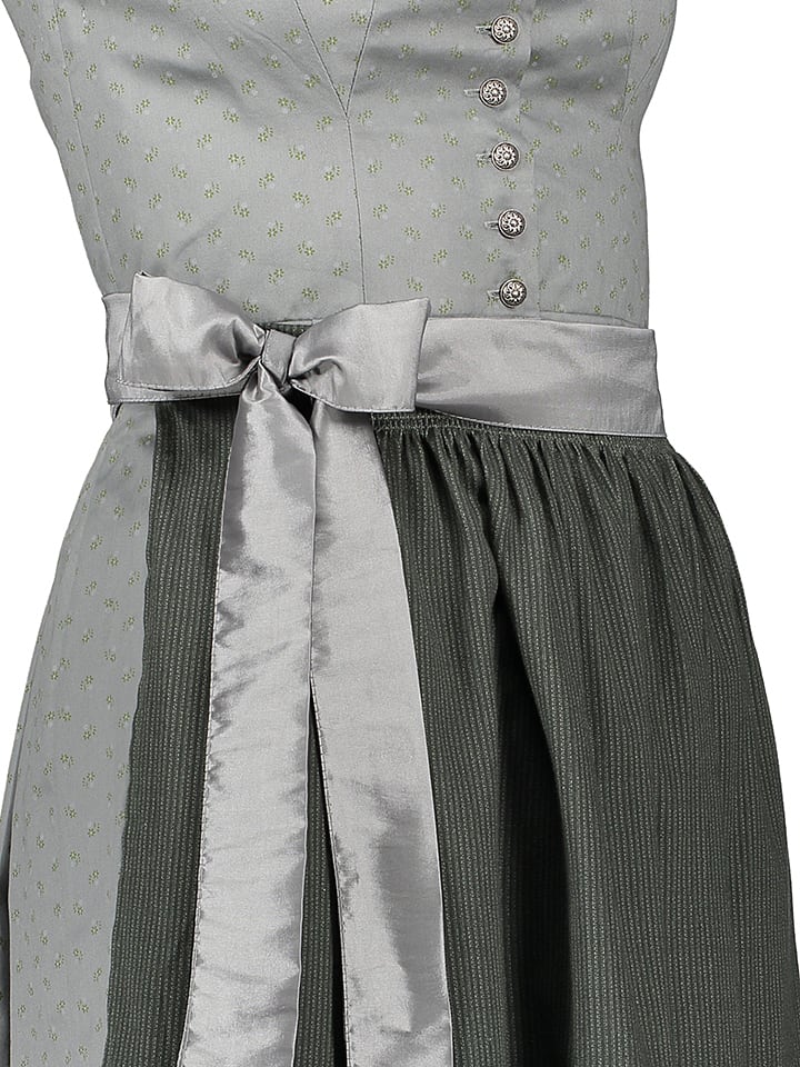 Turi Landhaus Dirndl in Grau günstig kaufen